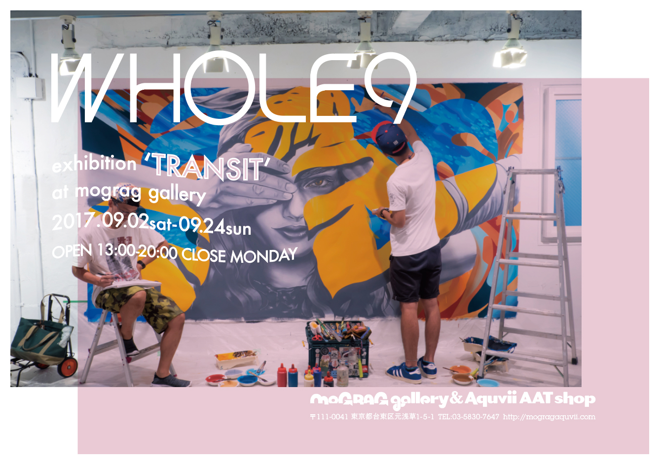 WHOLE9 exhibition『TRANSIT』